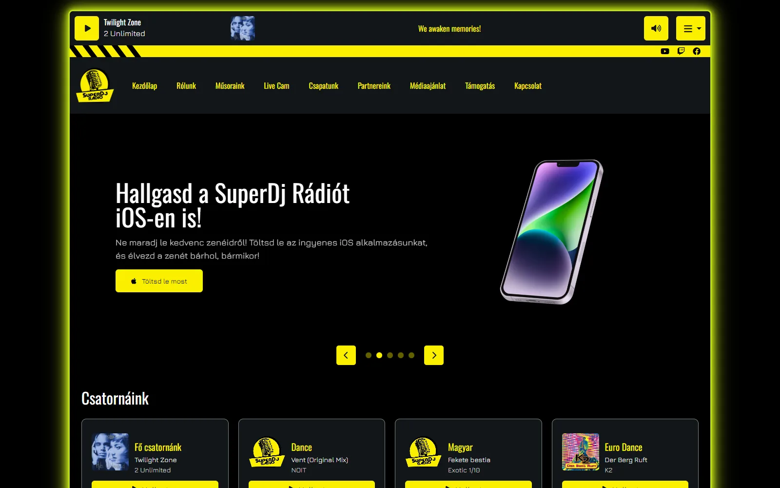 SuperDj Rádió – Rádió Platform